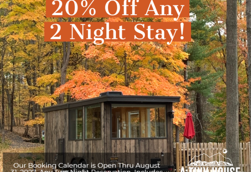 20% off any two nights