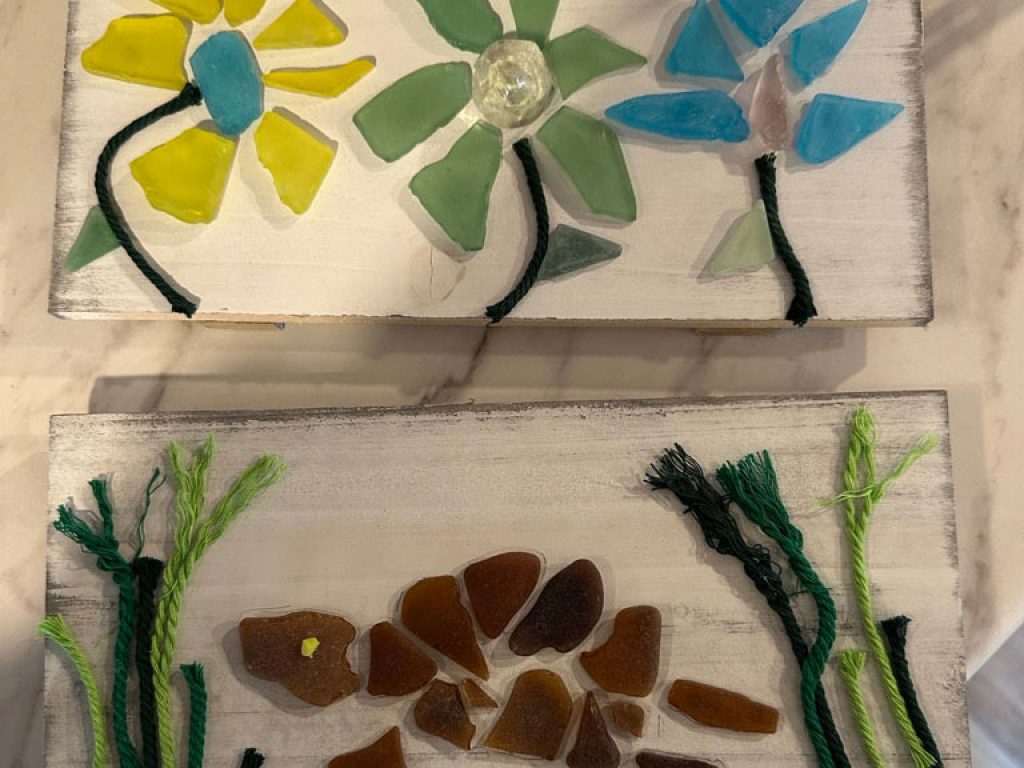 Mosaic Art at A Tiny House Resort