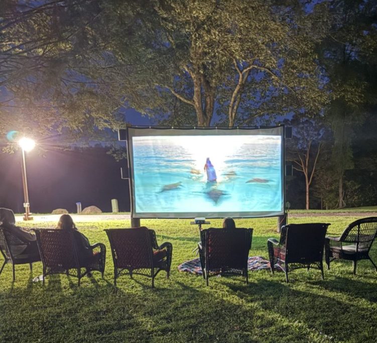 Movie Night at A Tiny House Resort