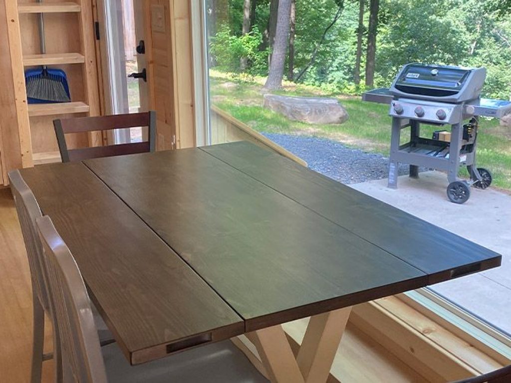 Dining Table in the big one with the leaves out