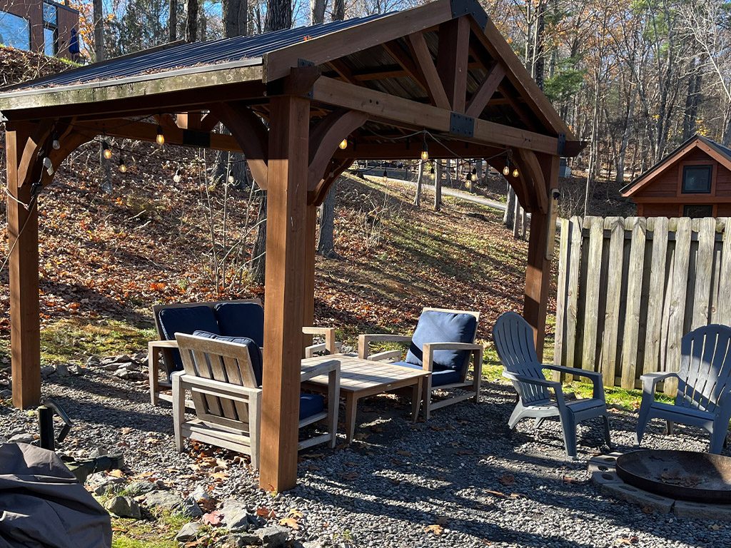 Gazebo at The Little Bear